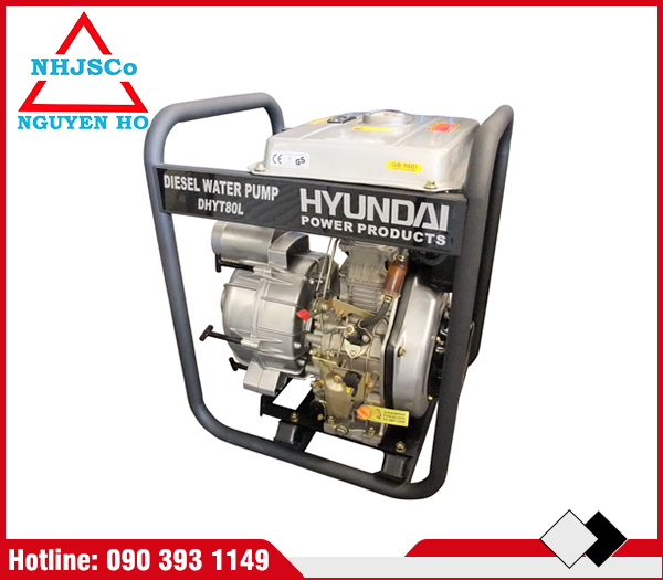 Máy bơm cứu hỏa Hyundai DHYT80L - PCCC Nguyễn Hồ - Công Ty Cổ Phần Nguyễn Hồ